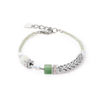 BIJOUTERIE DELACHAUX - Bracelet GeoCUBE® Precious Fusion Chunky Chain vert clair